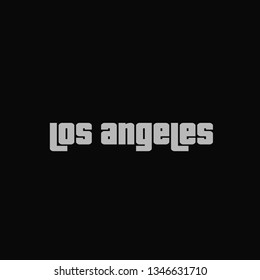 Los Angeles Logo Stock Illustration 1346631710 | Shutterstock