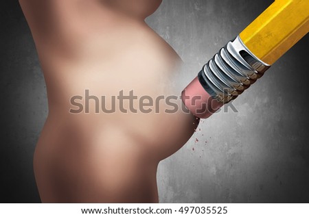 Losing pregnancy miscarriage or baby loss as an abortion or death of an unborn child medical concept as a human fetus inside a woman uterus being erased by a pencil with 3D illustration elements. Stock photo © 