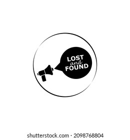 Lost And Found Icon Isolated On White