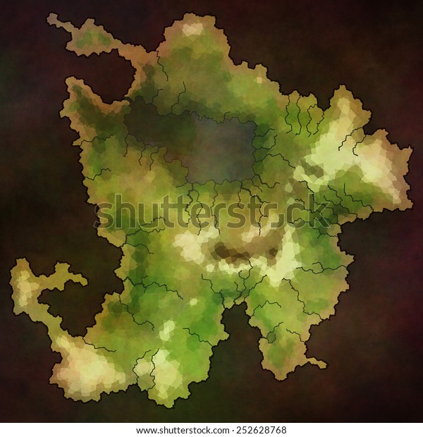 Lost Island Map Stock Illustration