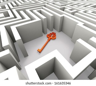 Lost Key In Maze Shows Security Solution Puzzle