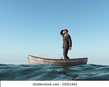 Lost Man In A Boat