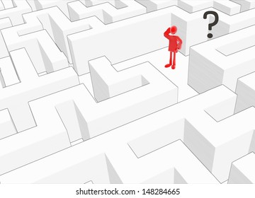 lost in a maze