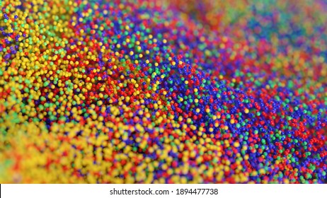 Lots Of Colorful Balls In The Ball Pit As An Abstract Background (3d Rendering)