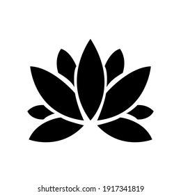 Lotus Flower Icon Logo Design Stock Illustration 1917341819 | Shutterstock