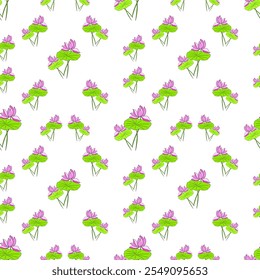 Lotus flower pattern with white background  - Powered by Shutterstock