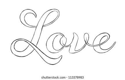 Tribal Heart Tattoo Curl Ornament Decoration Stock Vector (Royalty Free ...