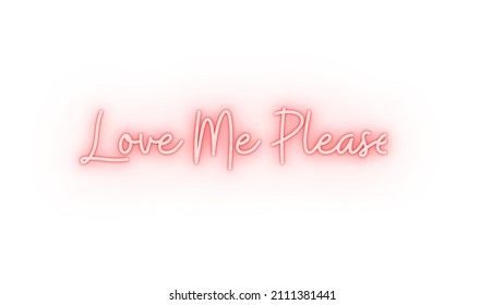 Love me please typography illustration. Lunatic world. Lunatics need your attention. 