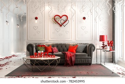 Valentines Day Room Decoration Images Stock Photos Vectors