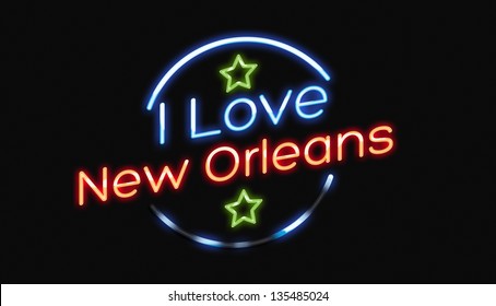 I Love New Orleans Neon Sign