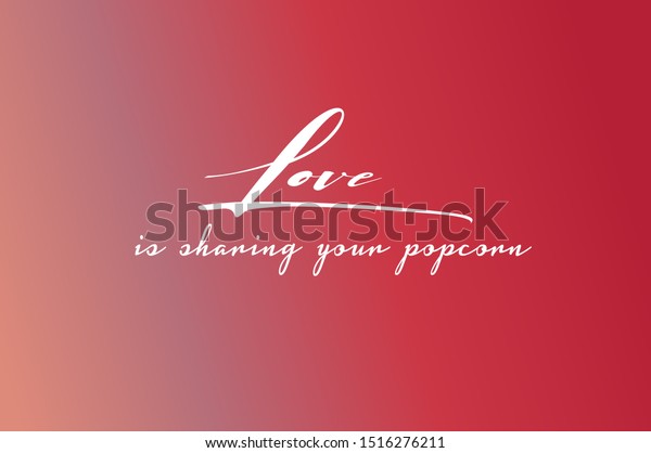 Love Quote Card Wallpaper Banner Poster Stock Illustration 1516276211