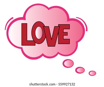 Love Bubble Stock Vector Illustration Stock Vector (royalty Free 