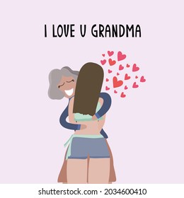 I Love U Grand Ma