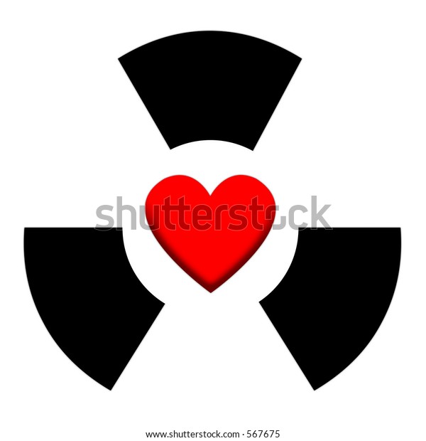 Love Warning Sign Stock Illustration