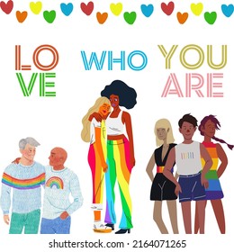 Love Who You Are And Be Yourself, LGBTQ