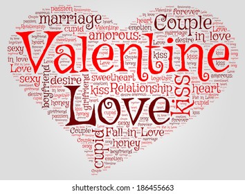 Love Word Cloud Concept Isolated On Stock Illustration 186455663 ...