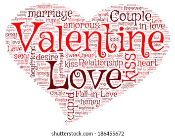 Love Word Cloud Concept Isolated On Stock Illustration 186455672 ...