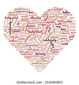 Love Word Cloud Isolated Typography Illustration Stock Illustration ...