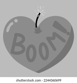 Love_Bomb for website, application, printing, document, poster design, etc.