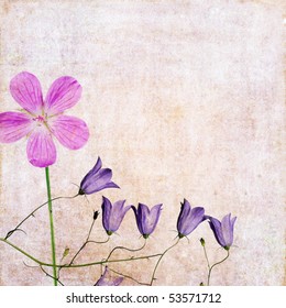 lovely background image with floral elements