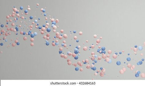 lovely Pastel color candy background rose quartz, 3d rendering - Shutterstock ID 432684163