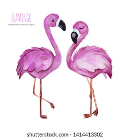 Lovely set with 2 cute pink flamingos.Cartoon birds.Perfect for your project,wedding,print,scrapbook,baby shower,Birthday card,invitations,greeting card and much more.