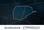 Lovrin Romania Comuna Lovrin, Timis County Digital City Map Background 4K