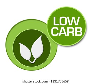 Low Carb Concept Image Text Related Stock Illustration 1131783659
