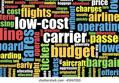 Low Cost Carrier Budget Airline Concept Art