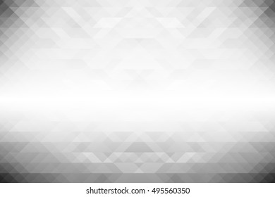 Low poly Abstract background in gray tone