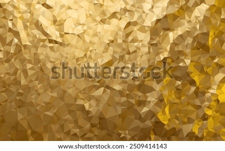 Low Poly Gold Texture background