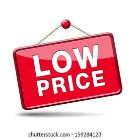 Lowest Price Special Offer Bargain And Sales Discount Icon Label Or Sign