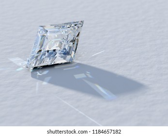 diamond lozenge cut