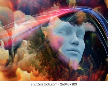 Lucid Dreaming Series Abstract Design Made Stock Illustration 268487183 ...