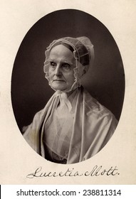 Lucretia Coffin Mott. F. Gutekunst Photograph, .Philadelphia, Pa. Ca. 1870