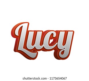 Lucy Popular Nick Names Around World Stock Illustration 1173654067 ...