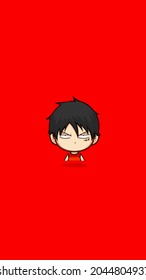 Luffy Avatar Cartoon Character Big Head