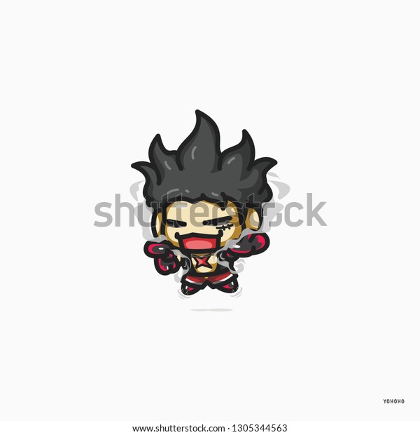 Luffy Gear 4th Snake Man Stock Illustration Luffy Gear 4th Snake Man Stock Illustration