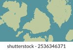 Lulu Island in the The Coastal Waters of Southeast Alaska and British Columbia on a topographic, OSM Humanitarian style map