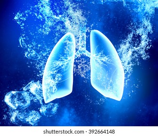 Lungs Under Water Stock Photo 409273750 | Shutterstock