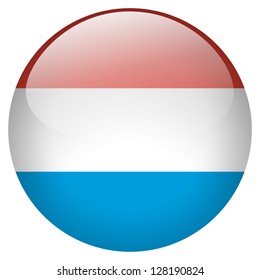 Luxembourg Flag Button