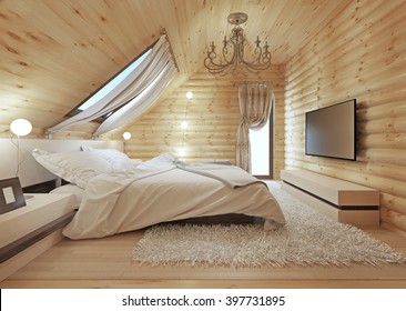 Log Home Interiors Stock Illustrations Images Vectors