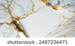 Luxurious white Carrara statuaries marble texture background. glossy marble with golden streaks. Luxury White Gold Marble texture background vector. Panoramic Marbling texture design.