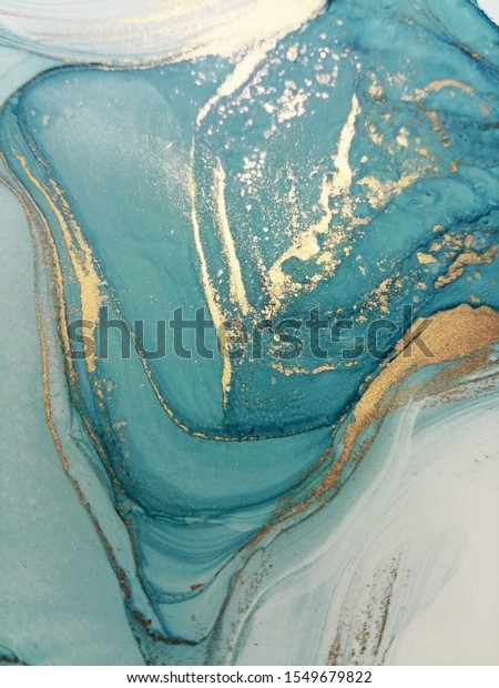 Luxury Abstract Fluid Art Painting Background Stock Illustration 1549679822