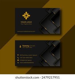 Luxury Business Card Template Design - Powered by Shutterstock