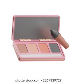 luxury cosmetic Eyeshadow illustration 3d - Powered by Shutterstock