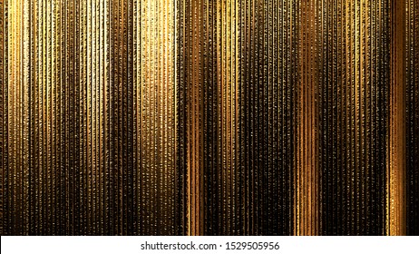 Luxury elegant metal gold background. 3d