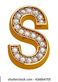 the letter s in diamond