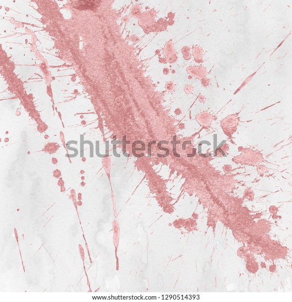 Luxury Rose Gold White Metal Paint Stock Illustration 1290514393