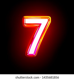 Number 7 Red Images Stock Photos Vectors Shutterstock